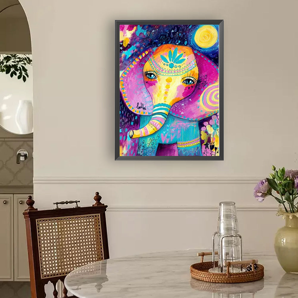Diamond Painting - Full Square - Elephant (30*40CM)