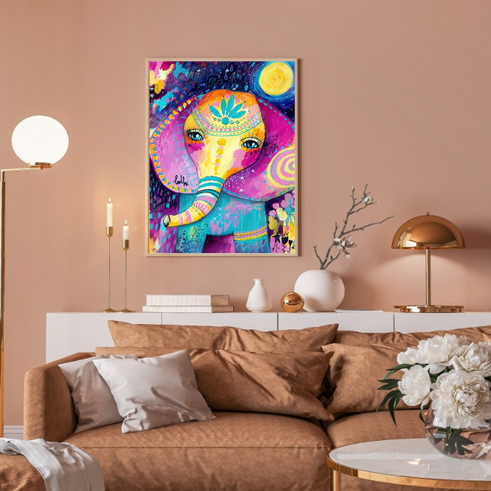Diamond Painting - Full Square - Elephant (30*40CM)