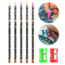 Load image into Gallery viewer, Diamond Painting Pen Self Adhesive Nail Dotting Wax Pen DIY Nail Art Accessories