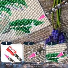 Load image into Gallery viewer, Diamond Painting Pen Self Adhesive Nail Dotting Wax Pen DIY Nail Art Accessories