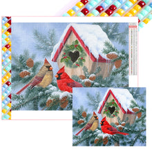 Load image into Gallery viewer, Diamond Painting - Full Square - Winter Cardinal (50*40CM)