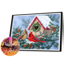 Load image into Gallery viewer, Diamond Painting - Full Square - Winter Cardinal (50*40CM)