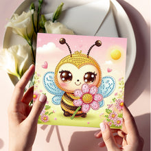 Load image into Gallery viewer, 6Pcs Animals DIY Diamond Painting Card Diamond Drawing Card for Adults Beginners