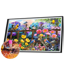 Load image into Gallery viewer, Diamond Painting - Full Square - Birds On Fence (60*40CM)