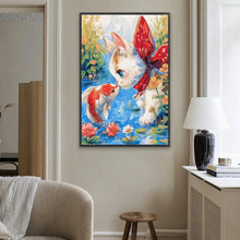 Load image into Gallery viewer, Diamond Painting - Full Square - Cat And Fish (60*40CM)