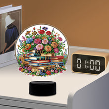 Load image into Gallery viewer, Flower Diamond Painting Night Light 5D DIY Diamond Painting Lamp Home Decoration
