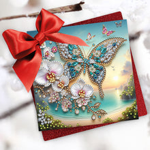 Load image into Gallery viewer, 6pcs DIY Diamond Art Greeting Cards 5D Rhinestone Arts Greetings Birthday Card
