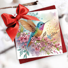Load image into Gallery viewer, 6pcs DIY Diamond Art Greeting Cards 5D Rhinestone Arts Greetings Birthday Card