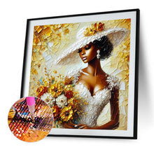 Load image into Gallery viewer, Diamond Painting - Full Round - Lady (40*40CM)
