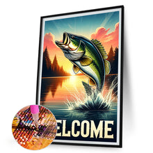 Load image into Gallery viewer, Diamond Painting - Full Round - Fishing (30*45CM)