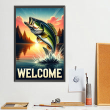 Load image into Gallery viewer, Diamond Painting - Full Round - Fishing (30*45CM)