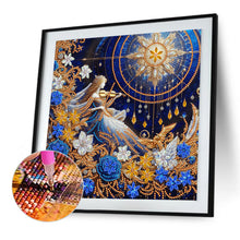 Load image into Gallery viewer, Diamond Painting - Partial Special Shaped - Flower Violin Performance (30*30CM)