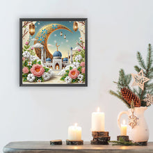 Load image into Gallery viewer, Diamond Painting - Partial Special Shaped - Cotton Crescent Moon Castle (30*30CM)