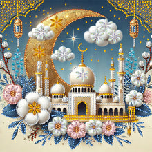 Load image into Gallery viewer, Diamond Painting - Partial Special Shaped - Flower Castle (30*30CM)