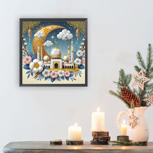 Load image into Gallery viewer, Diamond Painting - Partial Special Shaped - Flower Castle (30*30CM)