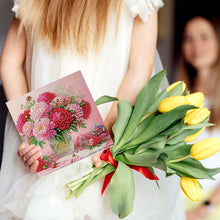 Load image into Gallery viewer, 6pcs DIY Diamond Art Greeting Cards 5D Rhinestone Arts Greetings Birthday Card