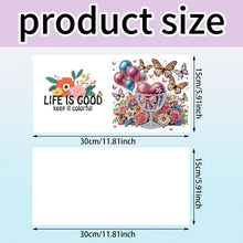 Load image into Gallery viewer, 6pcs DIY Diamond Art Greeting Cards 5D Rhinestone Arts Greetings Birthday Card