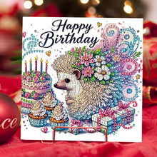 Load image into Gallery viewer, 6pcs DIY Diamond Art Greeting Cards 5D Rhinestone Arts Greetings Birthday Card