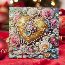 Load image into Gallery viewer, 6pcs DIY Diamond Art Greeting Cards 5D Rhinestone Arts Greetings Birthday Card