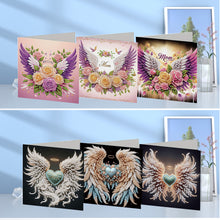 Load image into Gallery viewer, 6Pcs 5D DIY Diamond Painting Greeting Card with Envelope Gift for Mothers Day