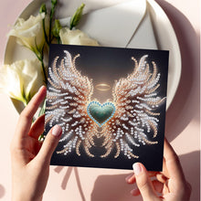 Load image into Gallery viewer, 6Pcs 5D DIY Diamond Painting Greeting Card with Envelope Gift for Mothers Day