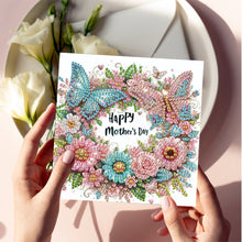 Load image into Gallery viewer, 6Pcs 5D DIY Diamond Painting Greeting Card with Envelope Gift for Mothers Day