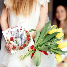 Load image into Gallery viewer, 6Pcs 5D DIY Diamond Painting Greeting Card with Envelope Gift for Mothers Day