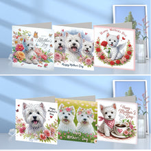 Load image into Gallery viewer, 6Pcs 5D DIY Diamond Painting Greeting Card with Envelope Gift for Mothers Day