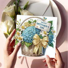 Load image into Gallery viewer, 6Pcs 5D DIY Diamond Painting Greeting Card with Envelope Gift for Mothers Day