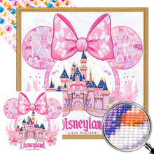 Load image into Gallery viewer, AB Diamond Painting - Full Round - Pink Disney Castle (40*40CM)