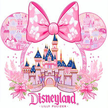 Load image into Gallery viewer, AB Diamond Painting - Full Round - Pink Disney Castle (40*40CM)