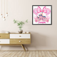Load image into Gallery viewer, AB Diamond Painting - Full Round - Pink Disney Castle (40*40CM)