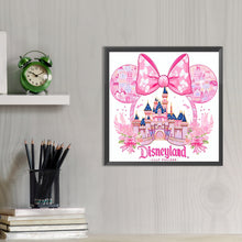 Load image into Gallery viewer, AB Diamond Painting - Full Round - Pink Disney Castle (40*40CM)