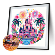 Load image into Gallery viewer, AB Diamond Painting - Full Round - Disney Fireworks Castle (40*40CM)