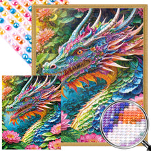 Load image into Gallery viewer, AB Diamond Painting - Full Round - Flower And Dragon (40*50CM)