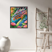 Load image into Gallery viewer, AB Diamond Painting - Full Round - Flower And Dragon (40*50CM)