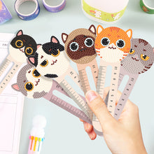 Load image into Gallery viewer, 6Pcs PET Cartoon Animals 5D DIY Diamond Art Ruler Book Mark for Reading Day Gift