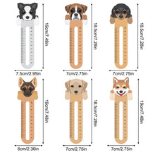 Load image into Gallery viewer, 6Pcs PET Cartoon Animals 5D DIY Diamond Art Ruler Book Mark for Reading Day Gift