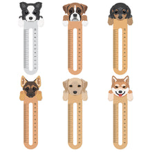 Load image into Gallery viewer, 6Pcs PET Cartoon Animals 5D DIY Diamond Art Ruler Book Mark for Reading Day Gift