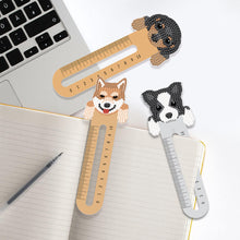 Load image into Gallery viewer, 6Pcs PET Cartoon Animals 5D DIY Diamond Art Ruler Book Mark for Reading Day Gift