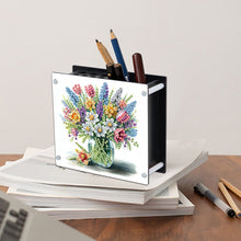 Load image into Gallery viewer, Acrylic Special Shape Diamond Painting Pencil Holder Desktop Ornaments Organizer