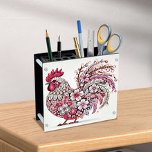Load image into Gallery viewer, Acrylic Special Shape Diamond Painting Pencil Holder Desktop Ornaments Organizer