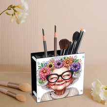 Load image into Gallery viewer, Acrylic Special Shape Diamond Painting Pencil Holder Desktop Ornaments Organizer