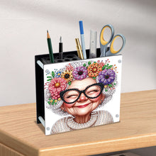 Load image into Gallery viewer, Acrylic Special Shape Diamond Painting Pencil Holder Desktop Ornaments Organizer