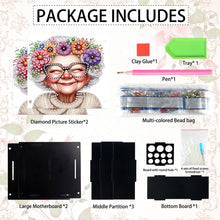 Load image into Gallery viewer, Acrylic Special Shape Diamond Painting Pencil Holder Desktop Ornaments Organizer