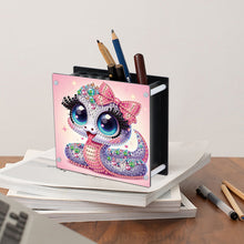 Load image into Gallery viewer, Acrylic Special Shape Diamond Painting Pencil Holder Desktop Ornaments Organizer