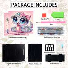 Load image into Gallery viewer, Acrylic Special Shape Diamond Painting Pencil Holder Desktop Ornaments Organizer