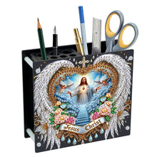 Load image into Gallery viewer, Acrylic Special Shape Diamond Painting Pencil Holder Desktop Ornaments Organizer