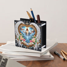 Load image into Gallery viewer, Acrylic Special Shape Diamond Painting Pencil Holder Desktop Ornaments Organizer