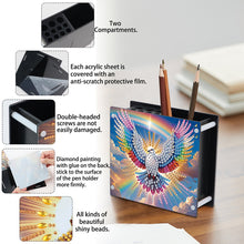 Load image into Gallery viewer, Acrylic Special Shape Diamond Painting Pencil Holder Desktop Ornaments Organizer